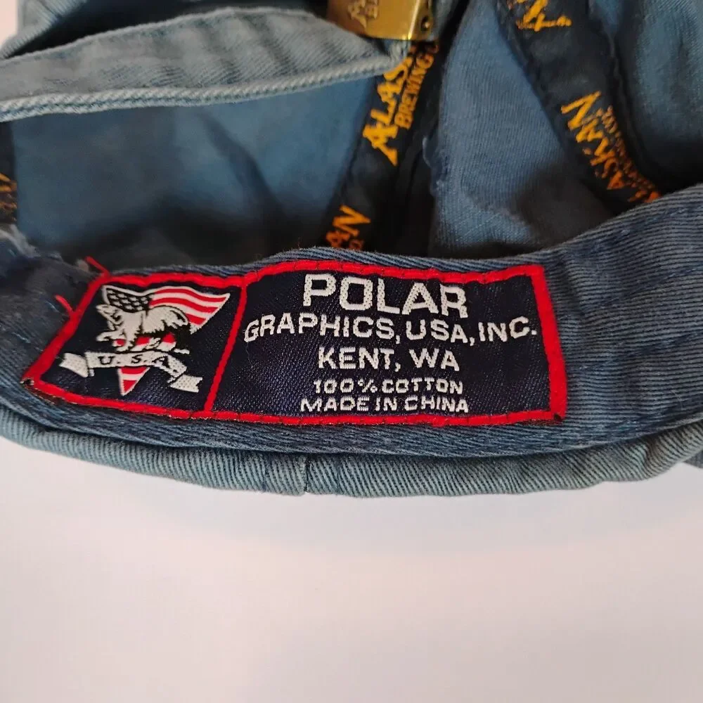 Vintage Alaskan Pale Brewing Co. Ball Cap Hat by Polar Graphics Buckle Back